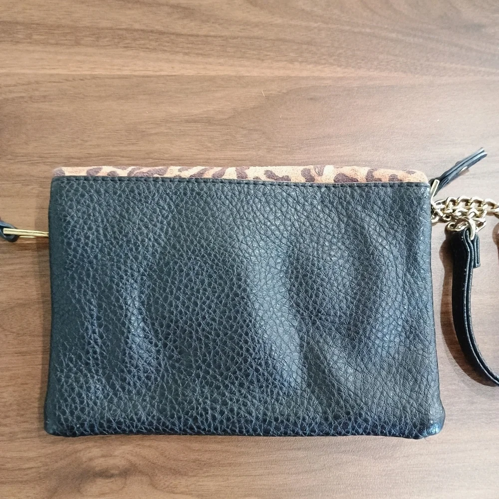Maurices Black and Tan Leopard Clutch - Picture 7 of 9